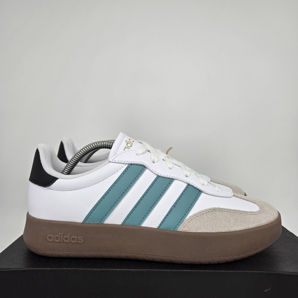 New adidas Barreda Cloud White Powder Teal Women's Shoes Size 9.5 - Picture 3 of 8